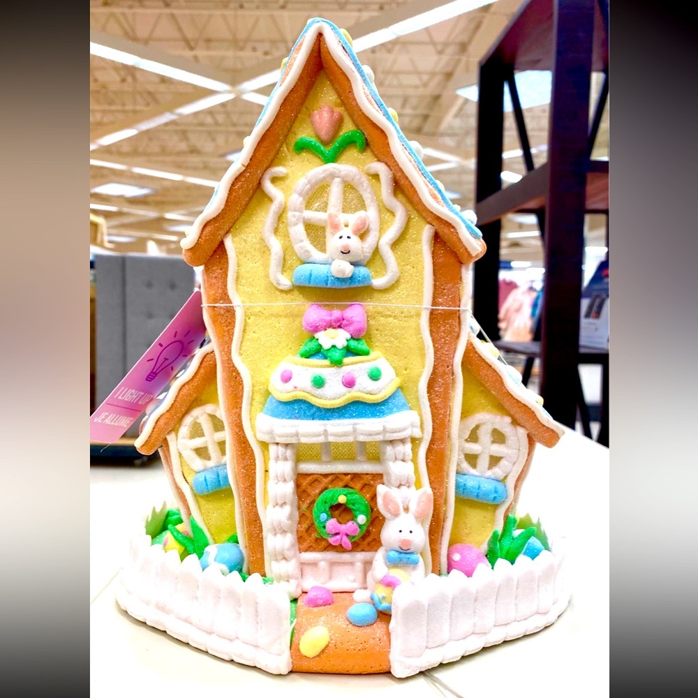 Easter Gingerbread Clay House